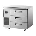 Skipio Three Drawer 900mm Under Bench Fridge 179L - SUR9-3D-3