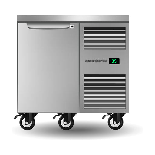 SKOPE ProSpec One Solid Door Underbench GN 1/1 Fridge 126L - PG11.UBR.1.SD