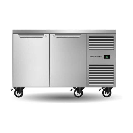 SKOPE ProSpec Two Solid Door Underbench GN 1/1 Fridge 288L - PG11.UBR.2.SD