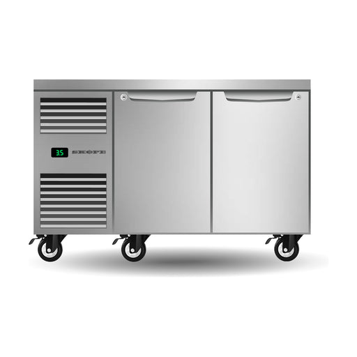 SKOPE ProSpec Two Solid Door Underbench GN 1/1 Fridge 288L - PG11.UBR.2.SD