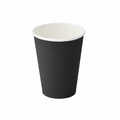 PakMax BLACK 8oz 90mm Single Layer Hot Paper Cup - SLHPC-90-8BK