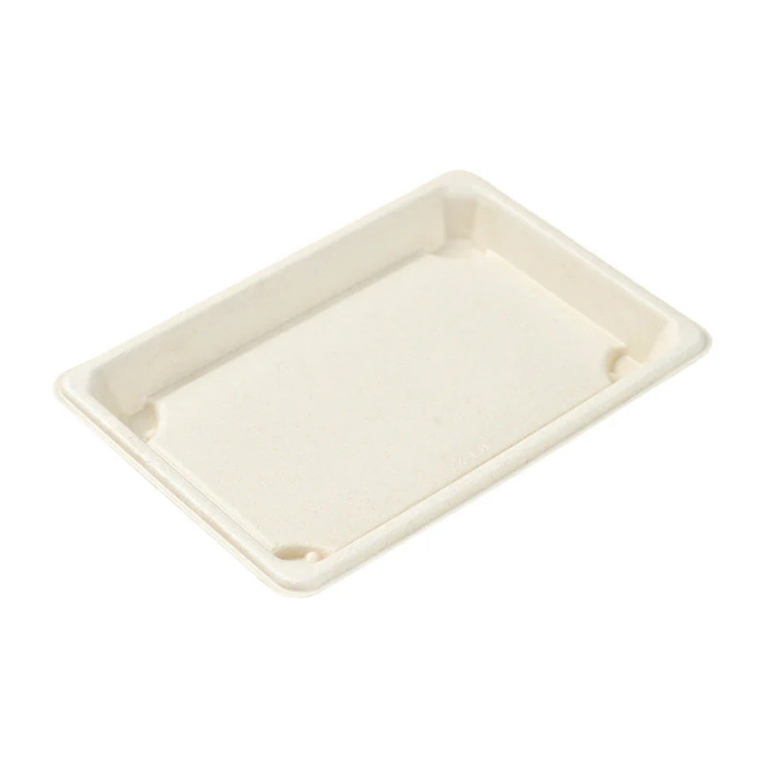 PakMax 6.5"*3.5"*0.8" Sugarcane Sushi Tray - ST-04