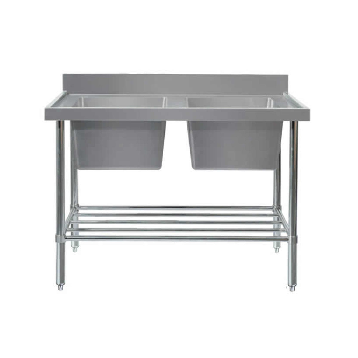 Mixrite Double Sink Bench W1800 X D600 X H900 1 - SS2618L