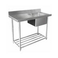Mixrite Stainless Steel Dishwasher Single Inlet Sink W1200 X D600 X H900 - WSS16165L