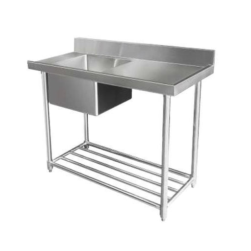 Mixrite Stainless Steel Dishwasher Single Inlet Sink 1 - WSS16120R