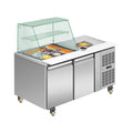 Thermaster 2 Door Deluxe Salad Bar - THP2100SALGC