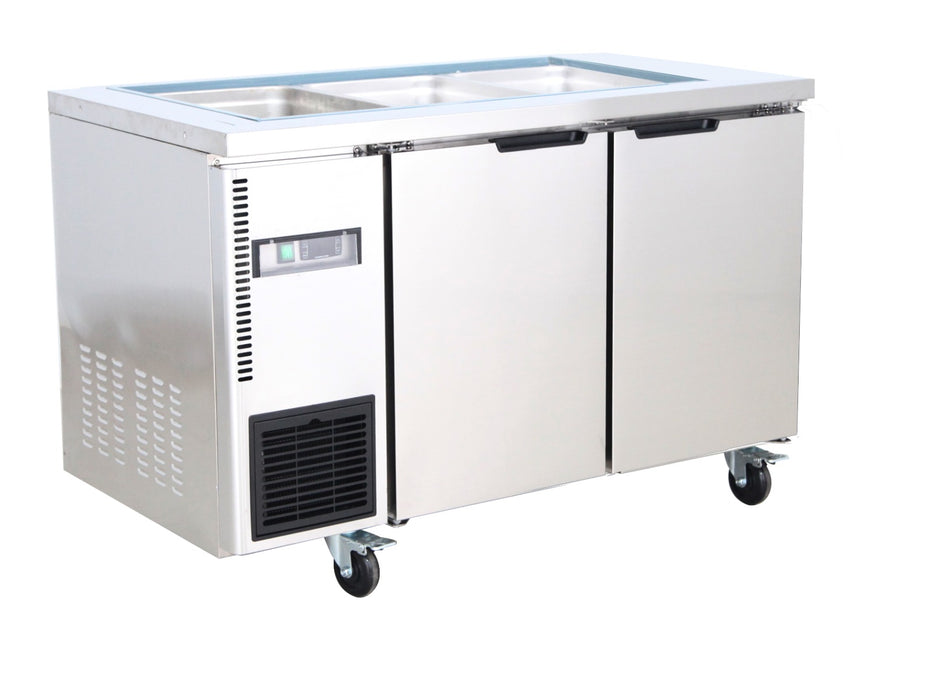 Thermaster 9 x 1/3 GN pan Ventilated Refrigerated Saladette - TL1200TN-9P