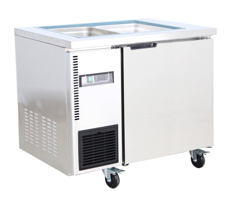 Thermaster 6 x 1/3 GN pan Ventilated Refrigerated Saladette - TL900TN-6P