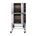 TurFull Size Tray Digital Electric Convection Ovens Double Stacked With Castor Base Stand - E31D4/2C