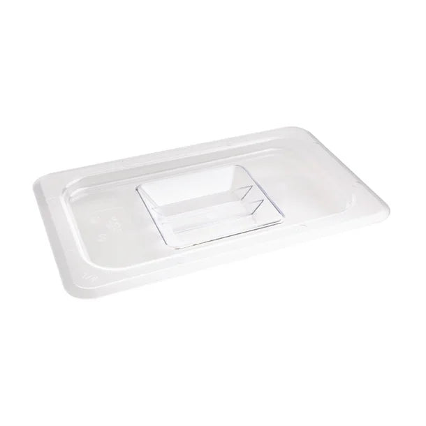 Vogue Clear Polycarbonate Gastronorm Lid 1/4 - U247