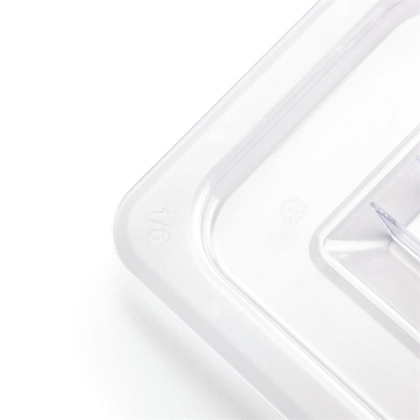 Vogue Clear Polycarbonate Gastronorm Lid 1/6 - U248
