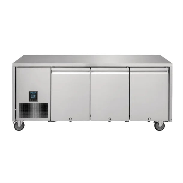 Polar U-Series Premium Triple Door Counter Freezer 420L - UA008-A