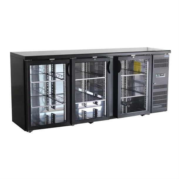 Polar U-Series Back Bar Cooler 3 door Display - UA022-A