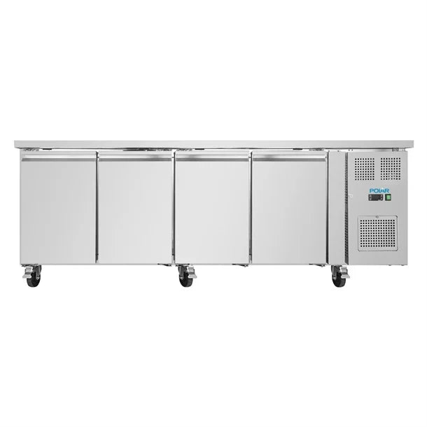 Polar U-Series 4 Door Counter Fridge 553L - UA049-A