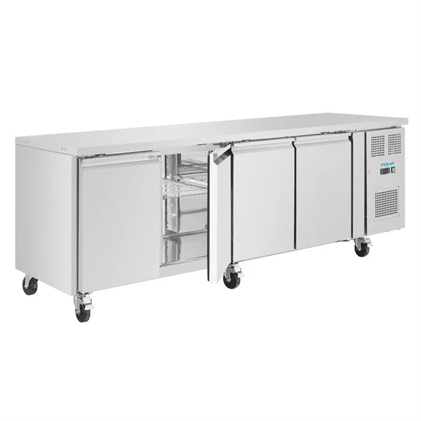 Polar U-Series 4 Door Counter Fridge 553L - UA049-A
