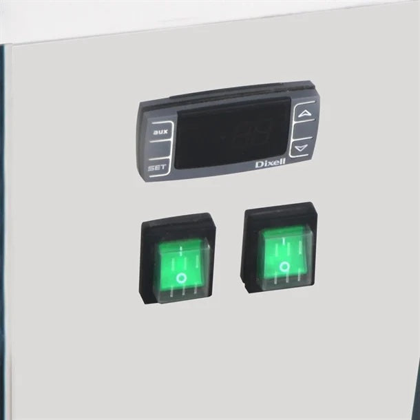 Polar U-Series 6 Pan Ice Cream Serve Over Cabinet Freezer - UA058-A