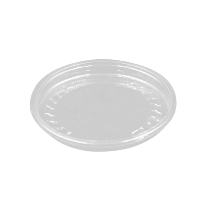 PakMax 117mm PET Deli Container Outer-fit Flat Lid - OF-117C-PET-LID