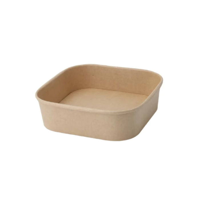 PakMax 580ML Kraft Paper Rectangular Bowl - KPRB-500