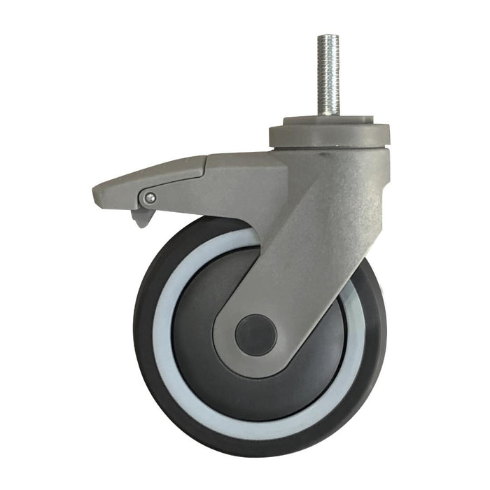 Modular Systems 5" TPR Braked Castor for PCU Vented Shelf - PCU-BC