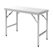 Vogue Stainless Steel Folding Table 1200mm - CB905