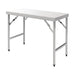 Vogue Stainless Steel Folding Table 1200mm - CB905