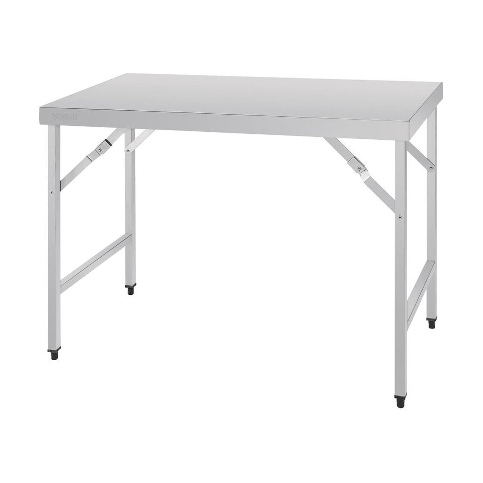 Vogue Stainless Steel Folding Table 1200mm - CB905