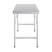 Vogue Stainless Steel Folding Table 1200mm - CB905