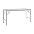 Vogue Stainless Steel Folding Table 1800mm - CB906