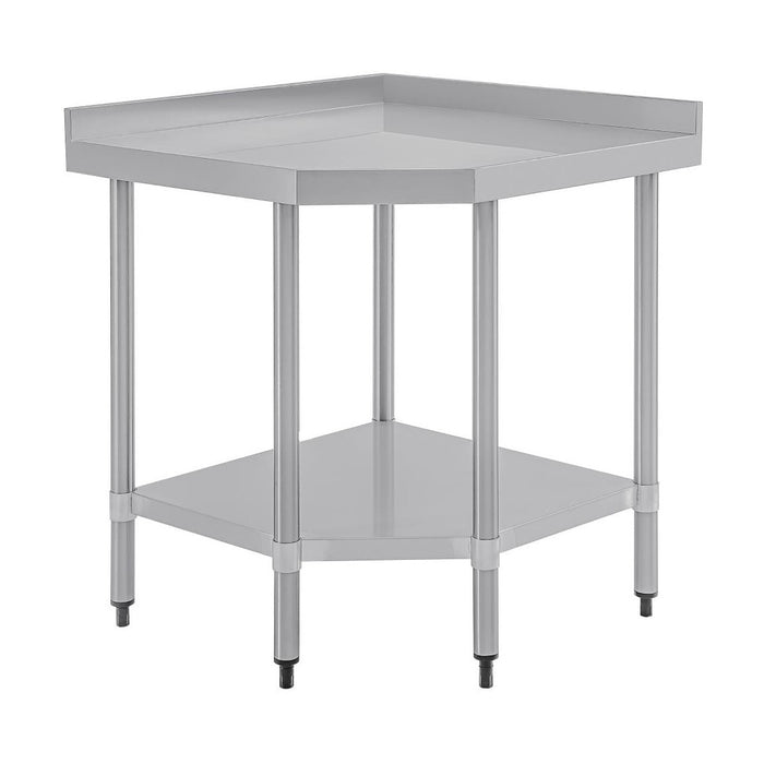 Vogue Stainless Steel Corner Table 600mm - CB907