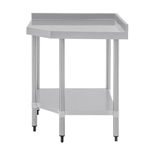 Vogue Stainless Steel Corner Table 600mm - CB907