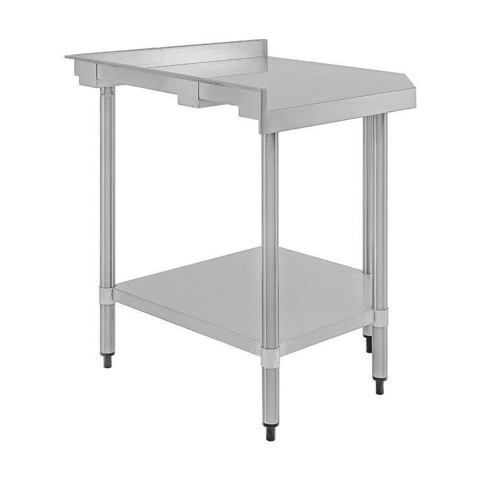Vogue Stainless Steel Corner Table 600mm - CB907