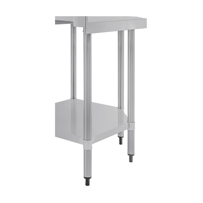 Vogue Stainless Steel Corner Table 600mm - CB907