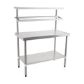 Vogue Stainless Steel Prep Station with Gantry 1200mm - CB908