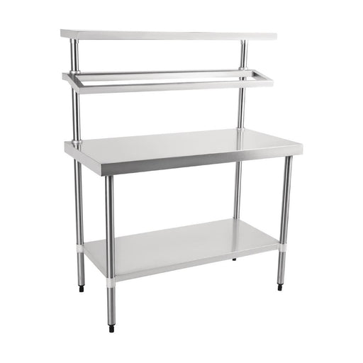 Vogue Stainless Steel Prep Station with Gantry 1200mm - CB908