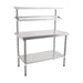 Vogue Stainless Steel Prep Station with Gantry 1200mm - CB908