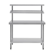 Vogue Stainless Steel Prep Station with Gantry 1200mm - CB908