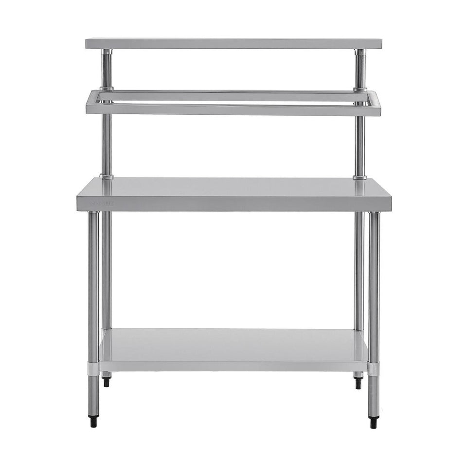 Vogue Stainless Steel Prep Station with Gantry 1200mm - CB908
