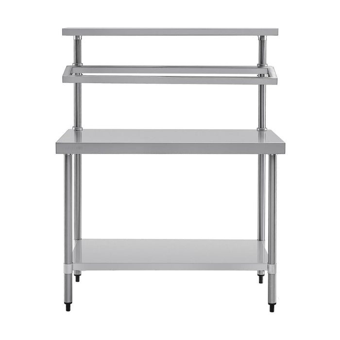 Vogue Stainless Steel Prep Station with Gantry 1200mm - CB908