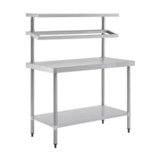 Vogue Stainless Steel Prep Station with Gantry 1200mm - CB908