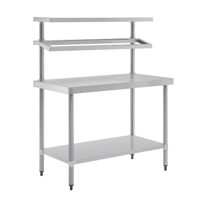 Vogue Stainless Steel Prep Station with Gantry 1200mm - CB908