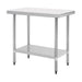 Vogue Stainless Steel Chopping Board Table 900mm - CB911