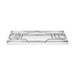 Vogue Stainless Steel Folding Work Table 1830x760x780 - DR195