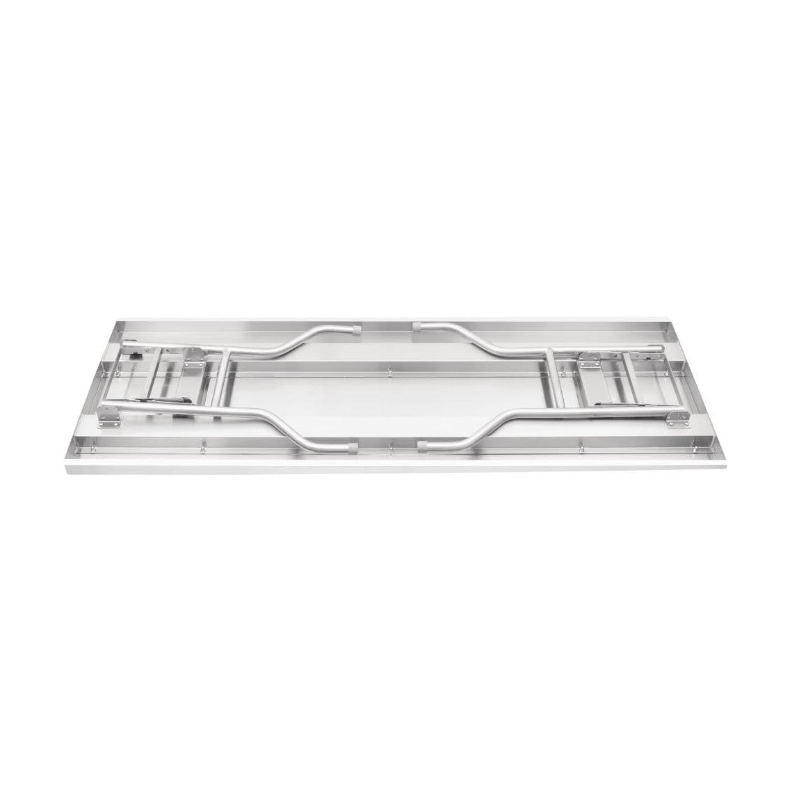 Vogue Stainless Steel Folding Work Table 1220x610x780mm - FN288
