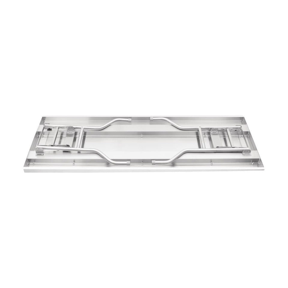 Vogue Stainless Steel Folding Work Table 1220x610x780mm - FN288