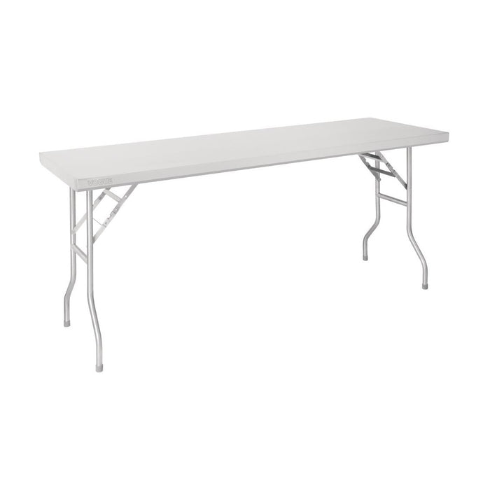 Vogue Stainless Steel Folding Work Table 1830x610x780 - FN289