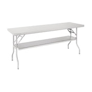 Vogue Stainless Steel Folding Work Table 1830x610x780 - FN289