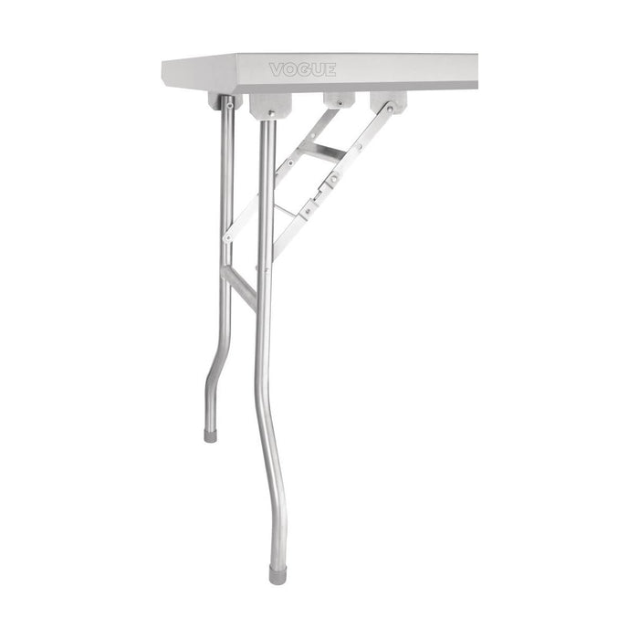 Vogue Stainless Steel Folding Work Table 1830x610x780 - FN289