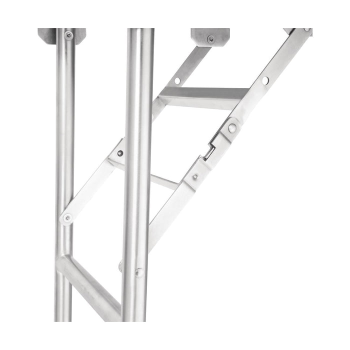 Vogue Stainless Steel Folding Work Table 1830x610x780 - FN289