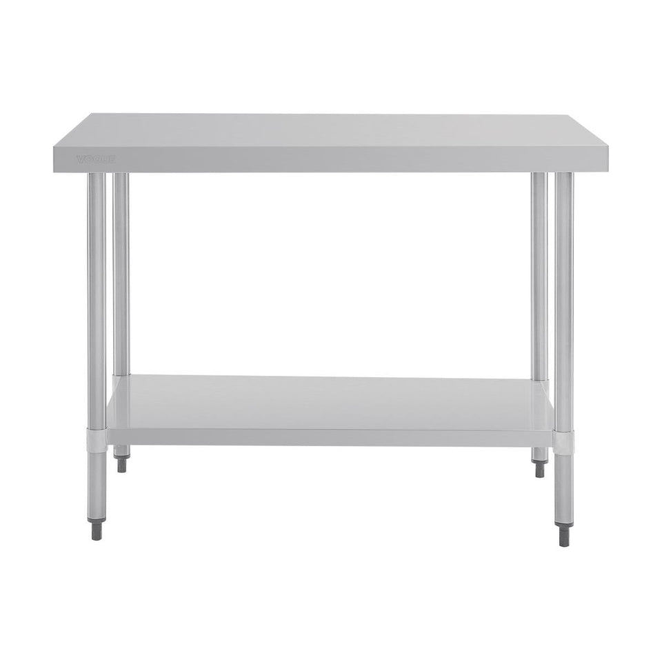 Vogue Stainless Steel Prep Table 1200mm - GJ502