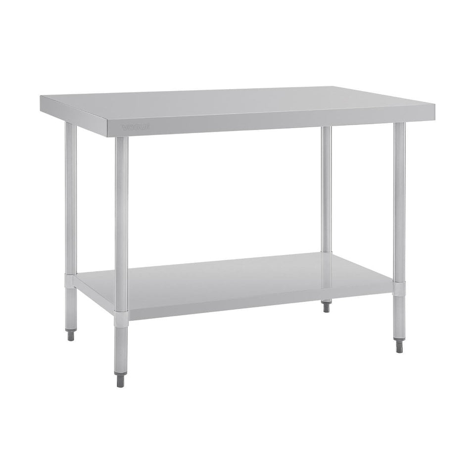 Vogue Stainless Steel Prep Table 1200mm - GJ502